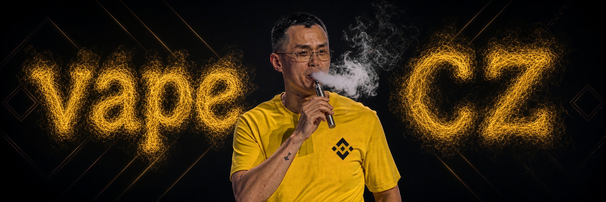 vape cz banner — VCZ fire and smoke